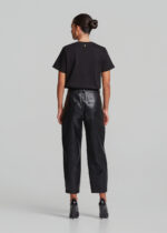 Ψηλόμεσο barell παντελόνι σε δερμάτινη όψη LYNNE FW26-27 - Image 2