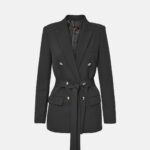 Σταυρωτό κρεπ σακάκι με ζώνη LYNNE FW26-27