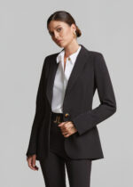 Μεσάτο μακρύ σακάκι από διπλό κρεπ LYNNE FW26-27 - Image 4