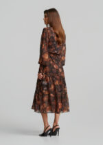 Εμπριμέ μίντι φόρεμα από μουσελίνα LYNNE FW26-27 - Image 2
