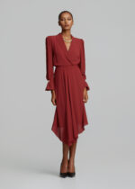 Μίντι κρουαζέ φόρεμα με βολάν LYNNE FW26-27 - Image 5