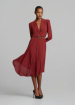 Μίντι κρουαζέ φόρεμα με βολάν LYNNE FW26-27 - Image 4