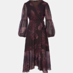 Μίντι φόρεμα από εμπριμέ μουσελίνα LYNNE FW26-27