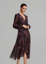 Μίντι φόρεμα από εμπριμέ μουσελίνα LYNNE FW26-27 - Image 4