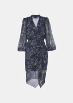 Μίντι φόρεμα από εμπριμέ μουσελίνα LYNNE FW26-27