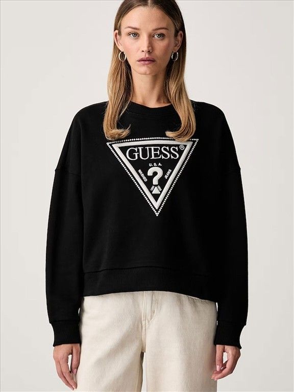 1 ΦΟΥΤΕΡ ΓΥΝΑΙΚΕΙΟ TRIANGLE GLITTER GUESS FW26-27 - Image 1