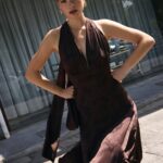 BLAIR BROWN LONG DRESS CIEL CONCEPT FW26-27