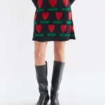 Short skirt with Cyclamen print COMPANIA FANTASTICA FW26-27