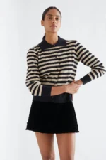 Πλεκτή ζακέτα με ρίγες COMPANIA FANTASTICA FW26-27