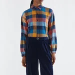 Πολύχρωμο καρό πουκάμισο από 100% βαμβάκι COMPANIA FANTASTICA FW26-27
