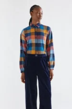 Πολύχρωμο καρό πουκάμισο από 100% βαμβάκι COMPANIA FANTASTICA FW26-27