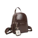 Σακίδιο πλάτης Profumina σε σκούρο καφέ χρώμα LE PANDORINE FW26-27 - Image 3