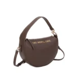 Sidney shoulder bag dark brown color LE PANDORINE FW26-27 - Image 3