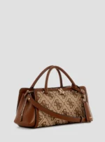 Latte logo audrey small girlfriend satchel GUESS FW26-27 - Image 5