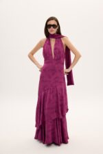 BLAIR MAGENTA LONG DRESS CIEL CONCEPT FW26-27 - Image 4