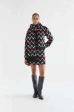 Short skirt with Skein print COMPANIA FANTASTICA FW26-27 - Image 4