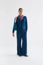 Navy blue cardigan with toggles COMPANIA FANTASTICA FW26-27 - Image 4