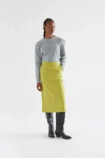 Μίντι φούστα από σουέτ COMPANIA FANTASTICA FW26-27 - Image 4