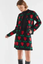 Short skirt with Cyclamen print COMPANIA FANTASTICA FW26-27 - Image 3