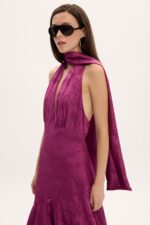 BLAIR MAGENTA LONG DRESS CIEL CONCEPT FW26-27 - Image 3