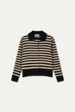 Πλεκτή ζακέτα με ρίγες COMPANIA FANTASTICA FW26-27 - Image 2