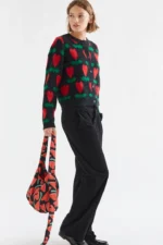 Ζακέτα με κυκλάμινο σχέδιο COMPANIA FANTASTICA FW26-27 - Image 3