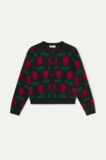 Ζακέτα με κυκλάμινο σχέδιο COMPANIA FANTASTICA FW26-27 - Image 2
