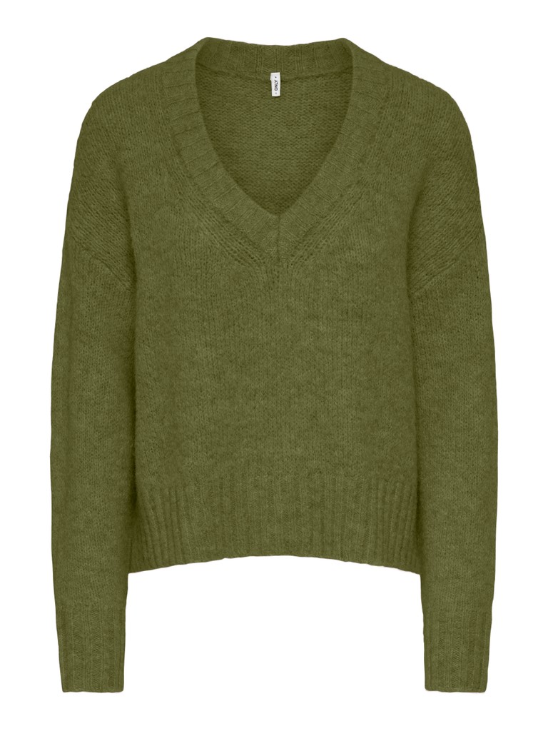 ONLY_Autumnwinter_5137310_15382494 ONLFIONA LS LOOSE V-NECK KNT ONLY FW26-27 - Image 1